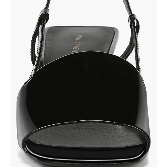 Via Spiga Black Patent Leather Heels - Picture 4 of 9